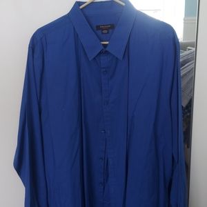 Structure Blue Dress Shirt